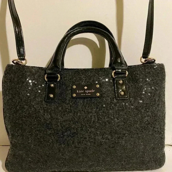 Kate spade Quinn rhinestone frosted felt bag - Picture 5 of 10